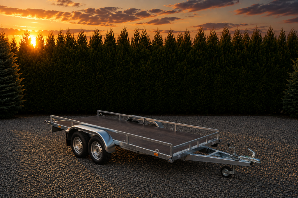 Przyczepka Platforma SIDECAR 450-750 kg 400x156x18  – Dwuosiowa