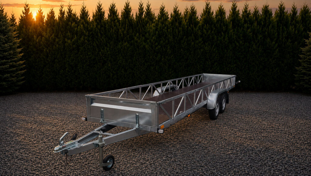 Przyczepka Dłużyca SIDECAR 750 kg 610x130x35  – Dwuosiowa