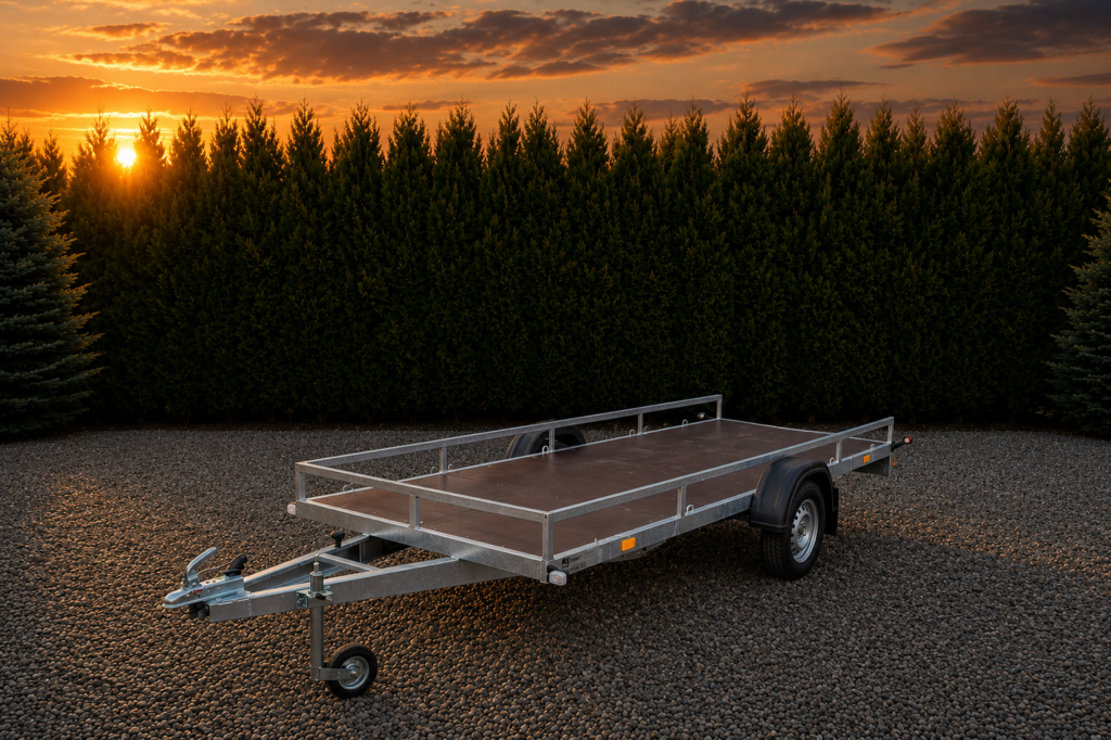 Przyczepka Platforma SIDECAR 450-750 kg 400x156x18  – Jednoosiowa